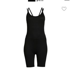 Calvin Klein performance strappy biker bodysuit
